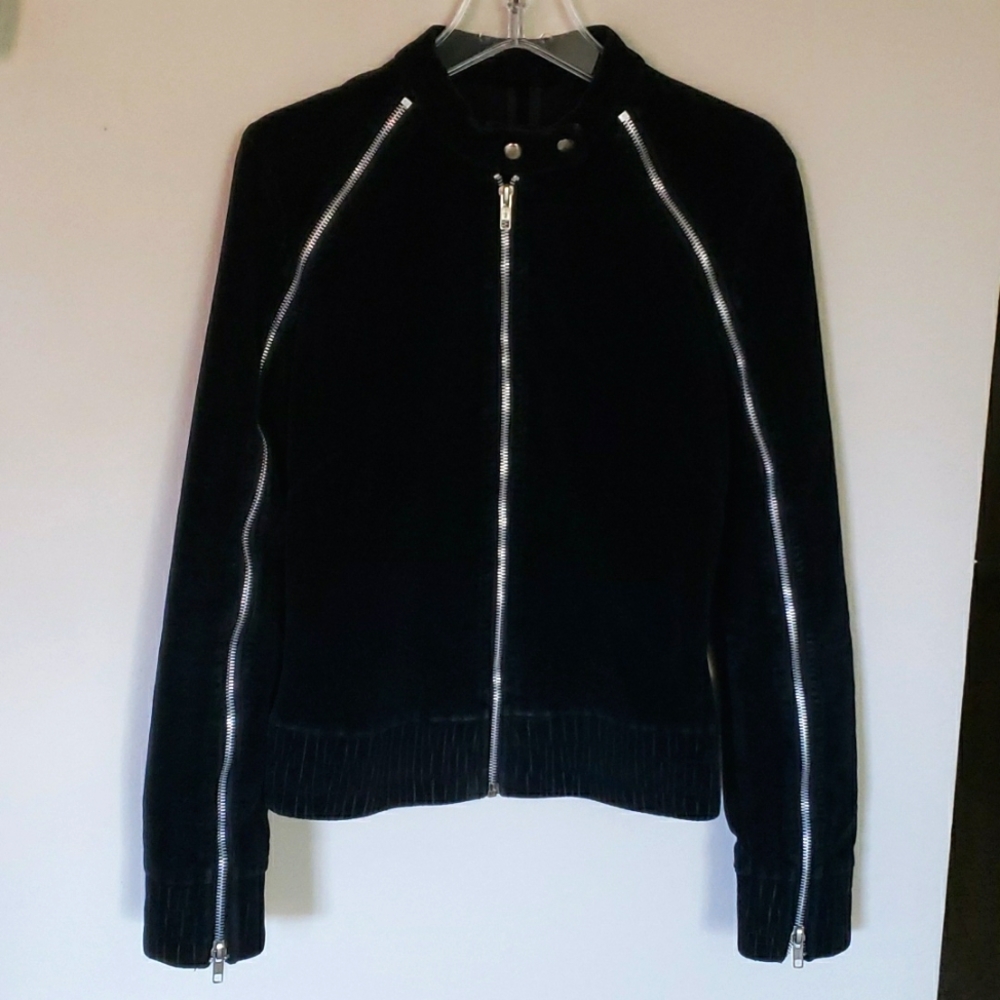 Arden B corduroy moto jacket Size XS